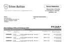 Parcel Statement By Date