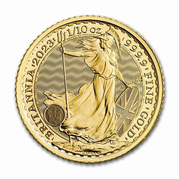 2022 1 oz Gold Britannia .9999 Gold Coin BU