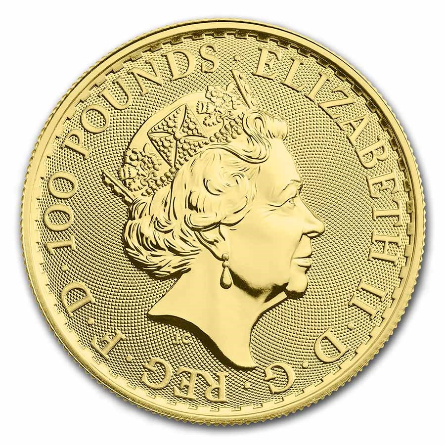 2022 1 oz .9999 Gold Britannia Coin