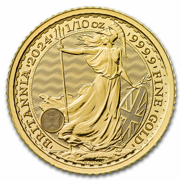 2022 1 oz Gold Britannia .9999 Gold Coin BU