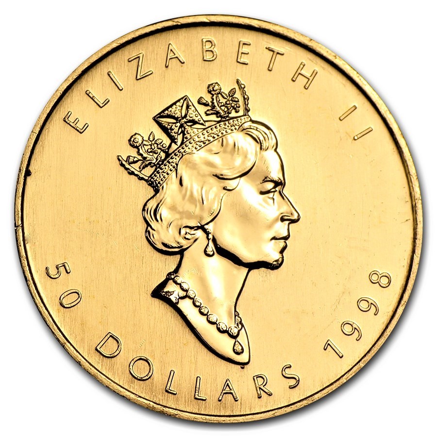 2021 1 oz Canadian Gold Maple Leaf Coin