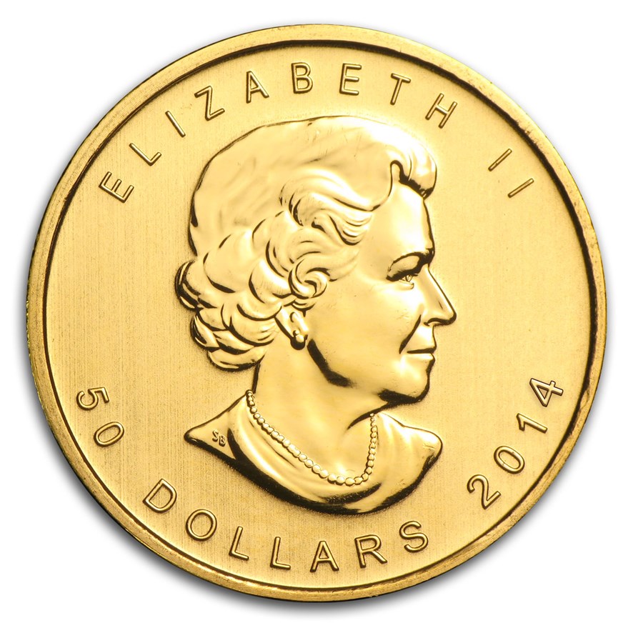 2021 1 oz Canadian Gold Maple Leaf Coin