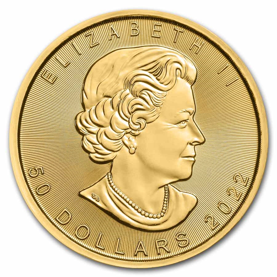 2021 1 oz Canadian Gold Maple Leaf Coin