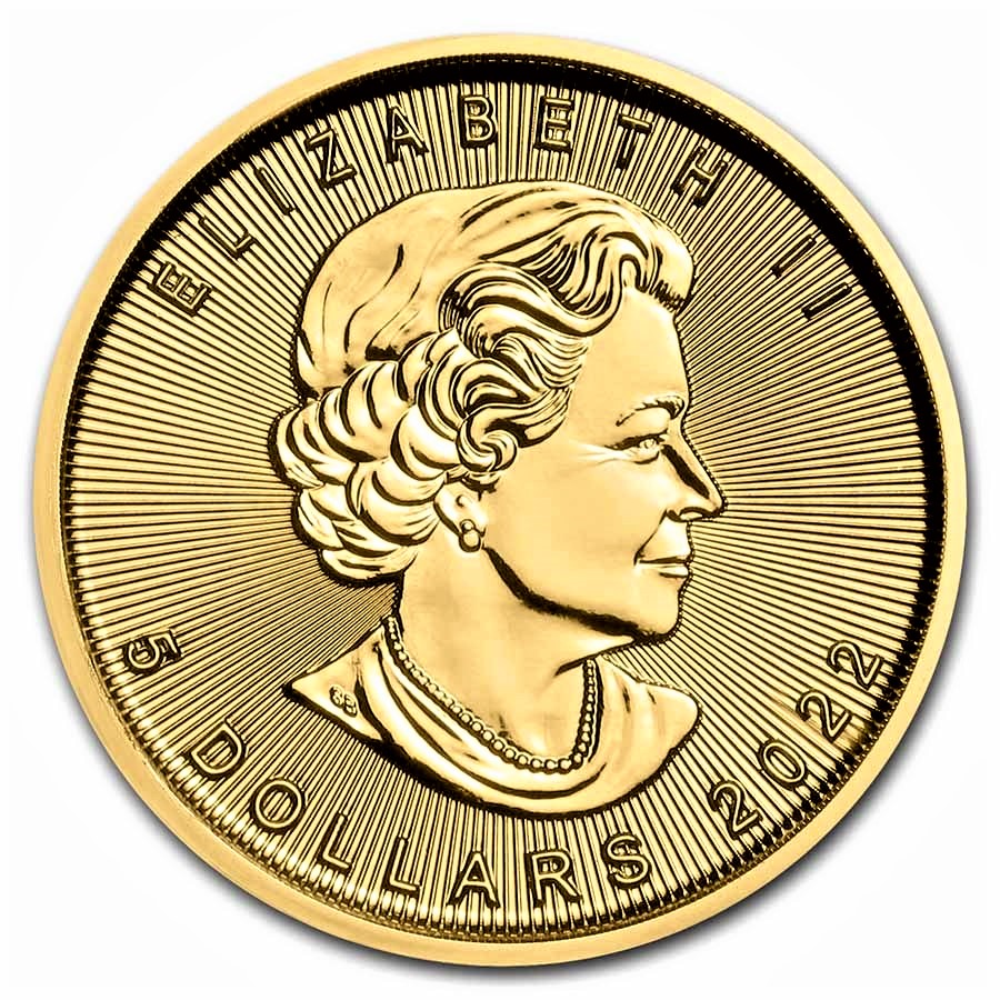 2021 1 oz Canadian Gold Maple Leaf Coin