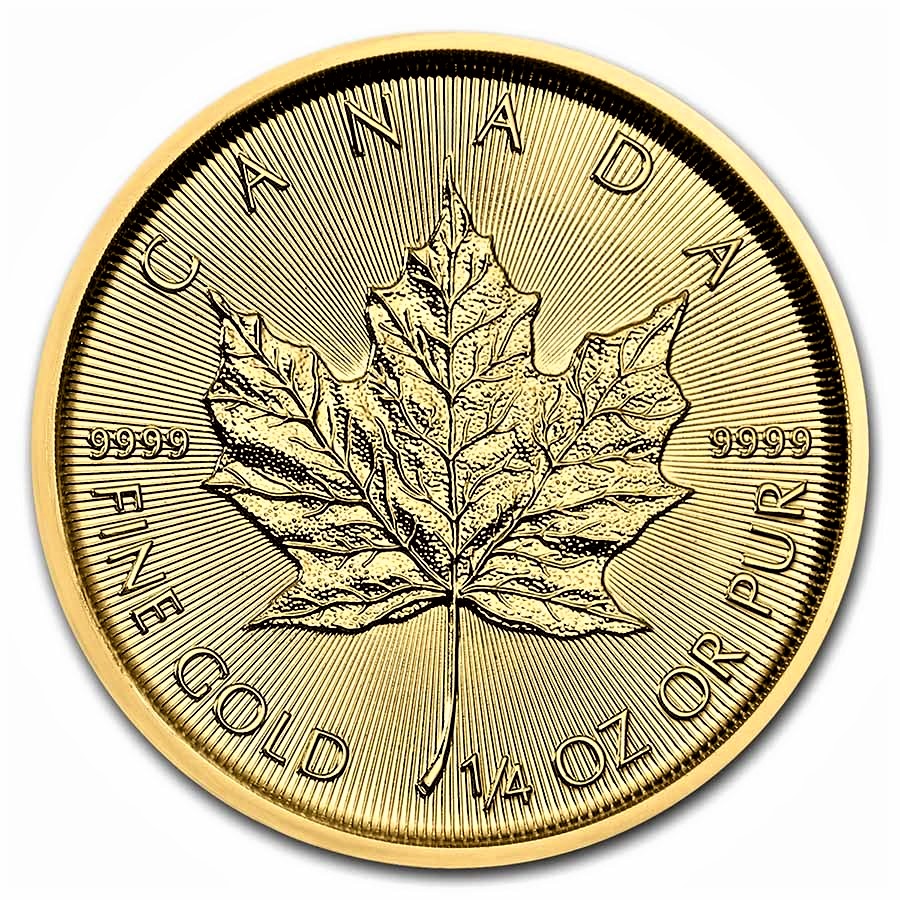 2021 1 oz Canada Maple Leaf .9999 Gold Coin BU