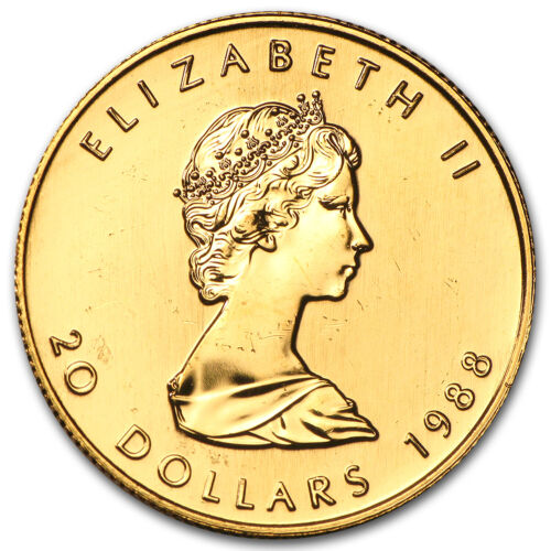 2021 1/2 oz Canadian Gold Maple Leaf Coin